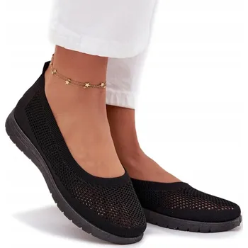 Dámské baleríny Dámské baleríny síťované lehké sportovního stylu černé 39