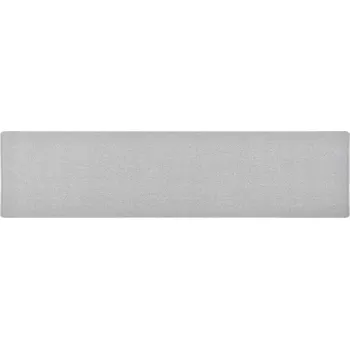 Koberec Koberec běhoun světle šedý 50 x 200 cm, 100% polypropylen