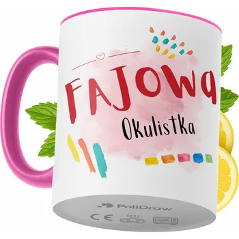 Hrnek Polidraw Hrnek Polidraw pro oční lékařku keramika 330 ml