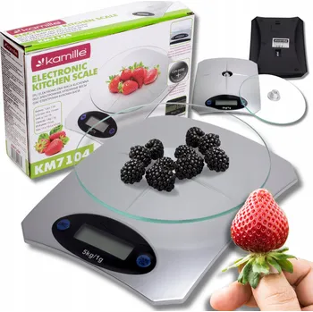 Kuchyňská váha Elektronická kuchyňská váha Kamille stříbrná