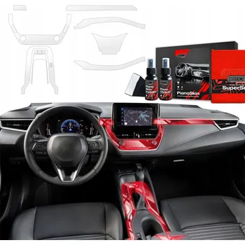Polep vozidla 7v1 GRIZZ PianoSkin Lesklý pro Toyota Corolla (2019-2025)