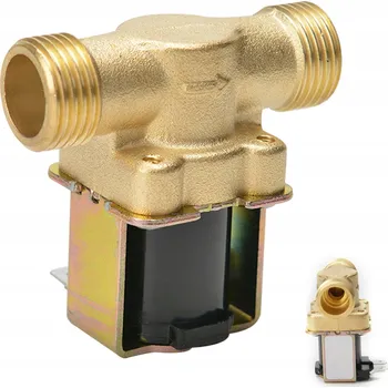 Instalatérský materiál ELEKTROMAGNETICKÝ VENTIL DC 12V ELEKTRICKÝ VENTIL NA VODU G 1/2"