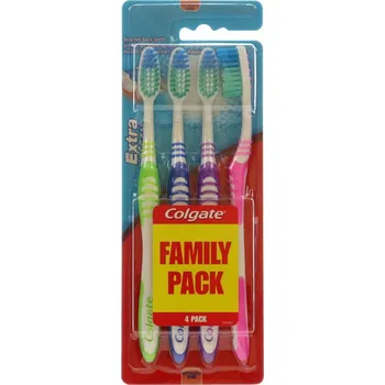 Zubní kartáček Colgate Extra Clean Zubní Kartáček 4 ks