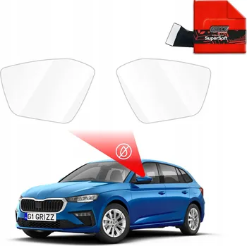 Polep vozidla Fólie proti dešti na zrcátka pro Škoda Scala (2019-2023)