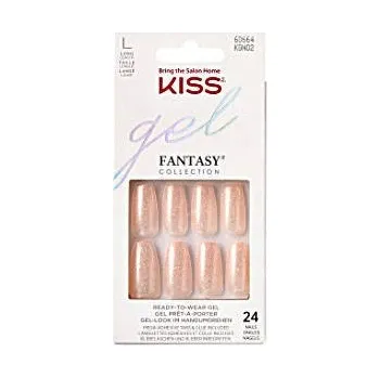 Umělé nehty Tipsy Kiss Gel Fantasy KGN02 24 kusů