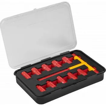 Klíč Hoegert sada izolovaných nástrčných klíčů 11 ks, klíč T, certifikát VDE 1000V HT1E102