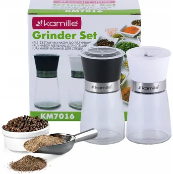 Kuchyňský mlýnek Ruční mlýnek Kamille sklo bezbarvý, vícebarevný