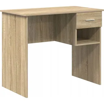 Psací stůl Psací stůl dub sonoma 90 x 49 x 75 cm se zásuvkou a policí