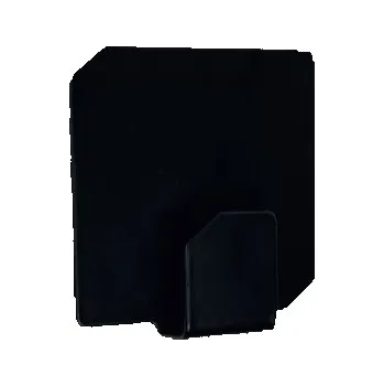 Věšák Háček samolepící QF typ 19, černý, BLACK LINE, 1ks