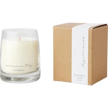 Svíčka Vonná svíčka SERENITY pink grapefruit, aromatická, sójová, relaxační