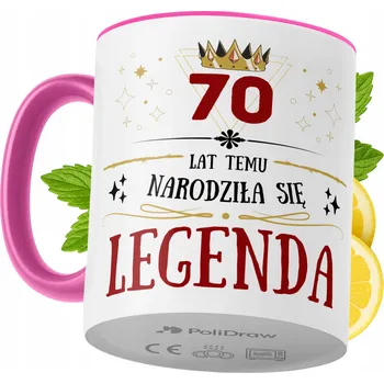 Hrnek Polidraw Hrnek Polidraw Narozeniny70 keramika 330 ml