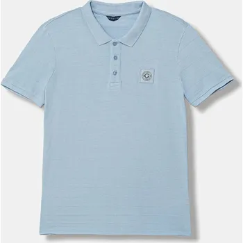 Chlapecké tričko Dětská bavlněná polokošile Guess L6RP07.KCM20.PPY2 modrá 55X, vel. 158-166