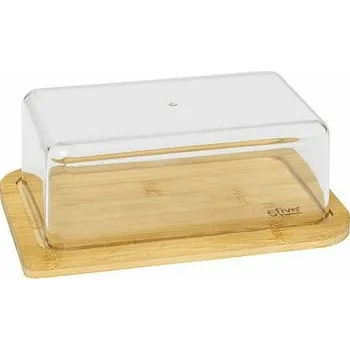 Máslenka 5five Simply Smart dřevěná bezbarvá, béžová