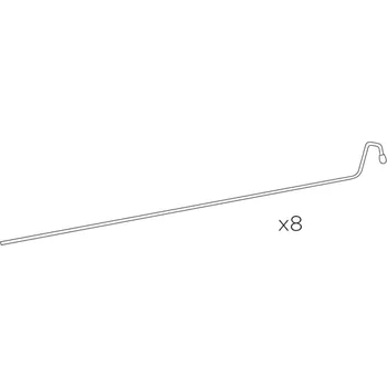 Příslušenství ke střešnímu nosiči Thule Rainfly Rods (8pcs) TH1500054512