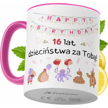 Hrnek Polidraw Hrnek Polidraw Narozeniny16 keramika 330 ml
