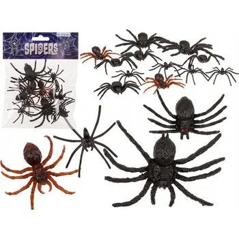 Party dekorace PAVOUCI Sada pavouků 12 Ks/sada Dekorace na Halloween a hororové párty