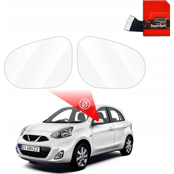 Polep vozidla Fólie proti dešti na zrcátka pro Nissan Micra (2014-2016)