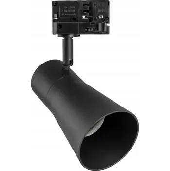 Bodové svítidlo MADARA SCANDI GU10 NA LIŠTU 3F 250V IP20 80x140x180 ČERNÁ