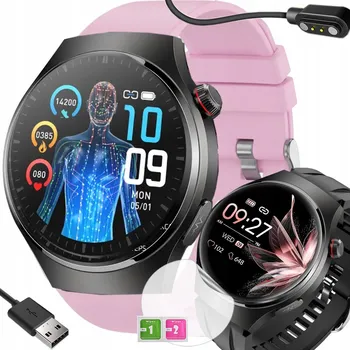 Hodinky Chytré hodinky EKG HRV Analýza krve a těla BT volání AMOLED PL Menu