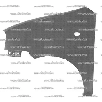 Blatník karosérie L přední blatník [03-] 76.29.313