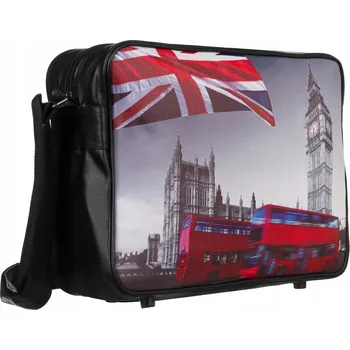 Kabelka Loren kabelka, typ kabelka přes rameno, eko kůže černá