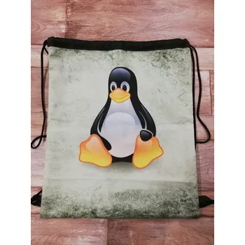 Stahovací vak digitální tisk 47 x 41 cm - Tučňák