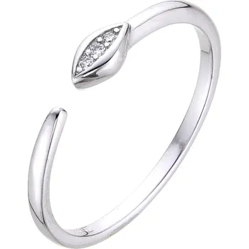 Prsten NUBIS® Stříbrný prsten se zirkony - velikost 56 - NB-5063-56