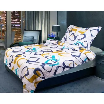 Povlečení Aaryans krepové povlečení z mikrofáze Aaron 140x200/70x90cm