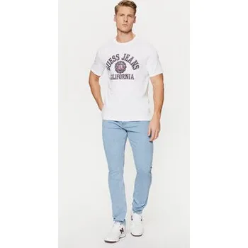 Pánské džíny Guess Jeans Jeansy M4YA0F D5DM1 Modrá Slim Fit 32_32