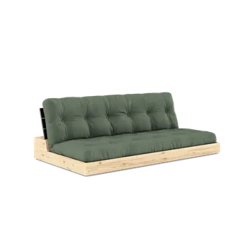 Pohovka KARUP Rozkládací pohovka BASE olivově zelená 196 cm