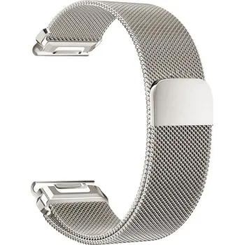 Ostatní příslušenství k chytrým hodinkám VSECHNONAMOBIL 131550 MILANESE Kovový řemínek pro Garmin šířka 20mm STARLIGHT