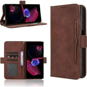 Pouzdro na tablet VSECHNONAMOBIL 131362 SLOT Peňaženkový obal pre Oukitel C62 hnedý