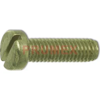 Šroub Šroub válcová hlava - drážka DIN 84 M3x6 mosaz