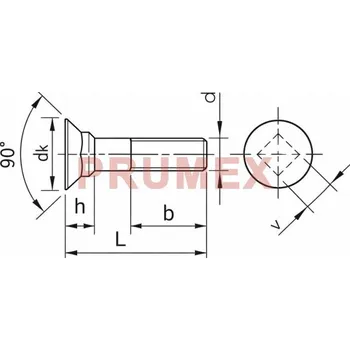 Šroub Šroub pluhový DIN 608 M16x80-10.9