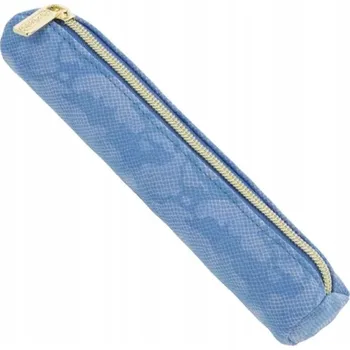 Kosmetická taška Pouzdro na tužky Kosmetická taštička Tuba pouzdro kulatý modré
