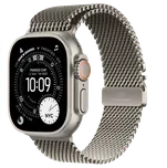 APPLE Watch Ultra 3 GPS + Cellular 49mm přírodní titan - přírodní titanový milánský tah - M