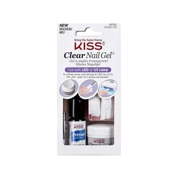 Lak na nehty UV Gel Kiss 5 ml - Startovací sada s formuláři