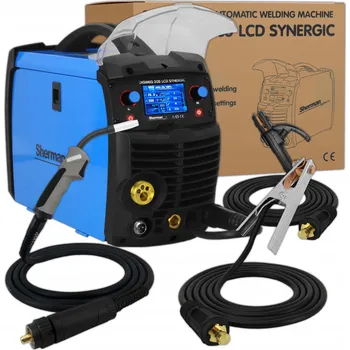 Svářečka Poloautomatická svářečka Sherman MIG/MAG 200A 205 LCD synergická svářečka