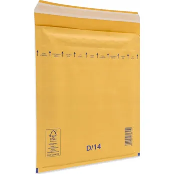 Obálka Bublinkové obálky D 14 vzduchové HNĚDÉ 100 Ks SUPER