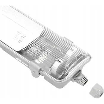 Průmyslové svítidlo LED lampa 120 cm hermetické svítidlo pro zářivky T8 IP65 s reflektorem