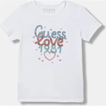 Pánské tričko Dětské tričko Guess K6RI20.K6YW4.PPY2 bílá 00X, vel. 122-125