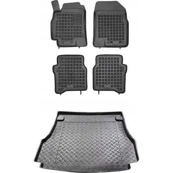 autokoberec Sada autokoberců a rohože do kufru Nissan Primera III P12 2002-2007 Kombi