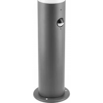 Venkovní osvětlení Zahradní lampa E27 s PIR čidlem pohybu, sloupek grafit CORTA-P 40cm IP44