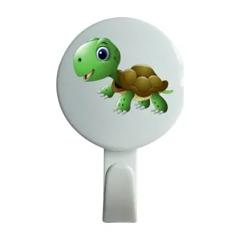 Držák na ručník Háček samolepící QF typ 13 PK , želva , plast, 1ks