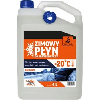 Směs do ostřikovače Zimní kapalina do ostřikovačů s vůní pomerančové limonády -20 °C 4L DRAGON