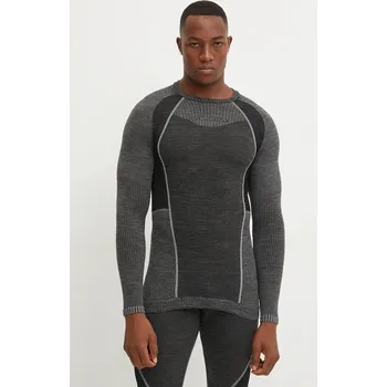 Pánské oblečení Funkční triko s dlouhým rukávem LA Sportiva Wool70 Tech ZASB003 šedá 90X, vel. L