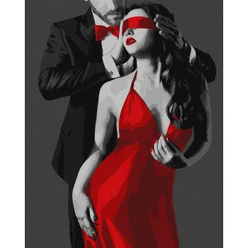 Ideyka Malování podle čísel - Barva vášně 40 x 50 cm