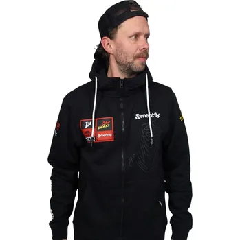 Pánská mikina Meatfly pánská mikina Dakar Cooper Black | Černá | Velikost S