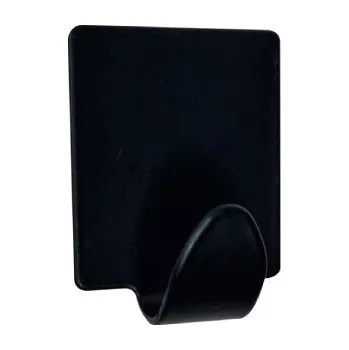 Háček samolepící QF typ 15, nerez, BLACK LINE, 2ks