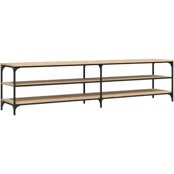 Televizní stolek TV stolek dub sonoma 200 x 30 x 50 cm, dřevěný kompozit, kov